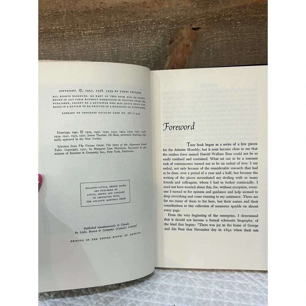 James Thurber   The Years With Ross 1959  The New Yorker Magazine
